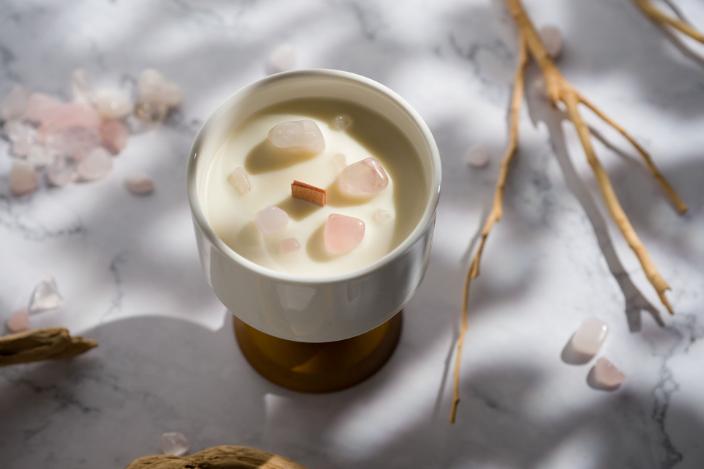 粉晶蠟燭與功用